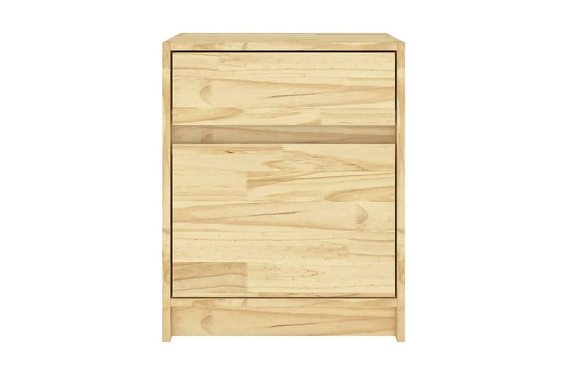 Sängbord 2 st 40x31x50 cm massiv furu - Brun - Möbler - Bord & matgrupper - Avlastningsbord - Sängbord & nattduksbord