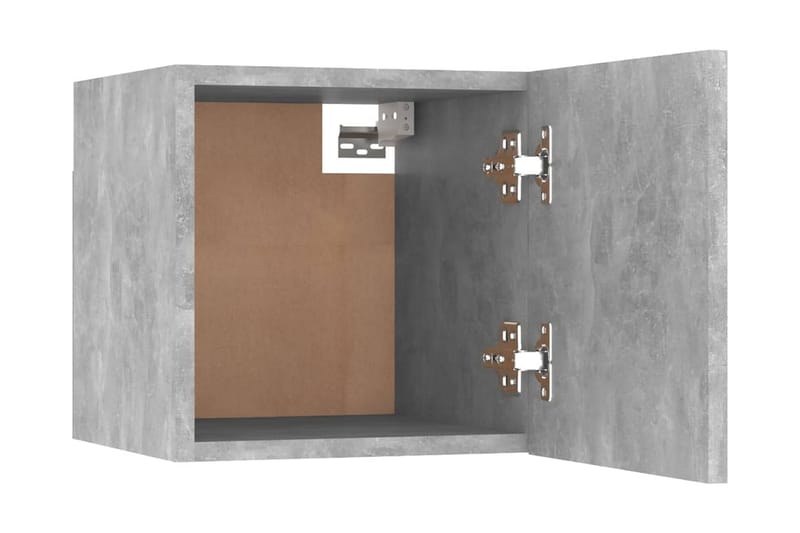 Sängbord 2 st betonggrå 30,5x30x30 cm spånskiva - Grå - Möbler - Bord & matgrupper - Avlastningsbord - Sängbord & nattduksbord