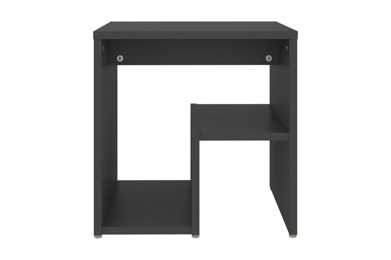 Sängbord 2 st grå 40x30x40 cm spånskiva - Grå - Möbler - Bord & matgrupper - Avlastningsbord - Sängbord & nattduksbord