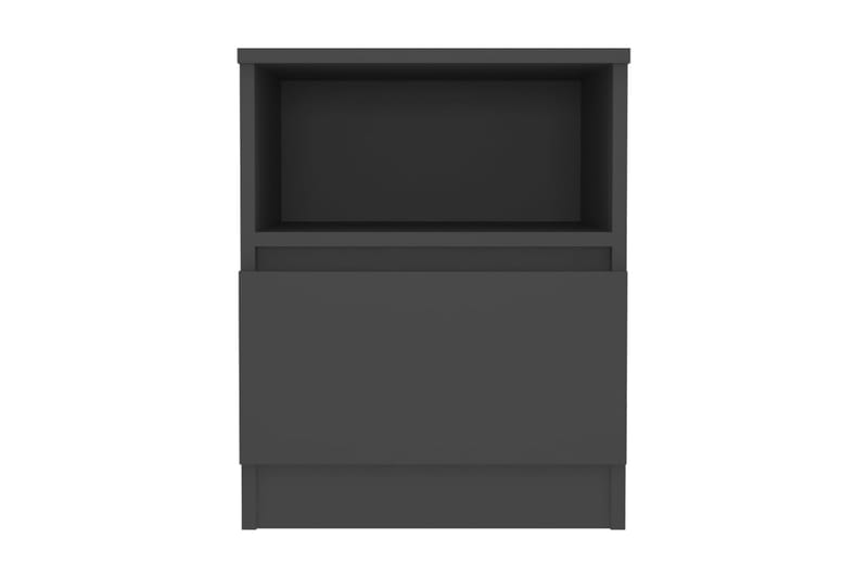Sängbord 2 st grå 40x40x50cm spånskiva - Grå - Möbler - Bord & matgrupper - Avlastningsbord - Sängbord & nattduksbord