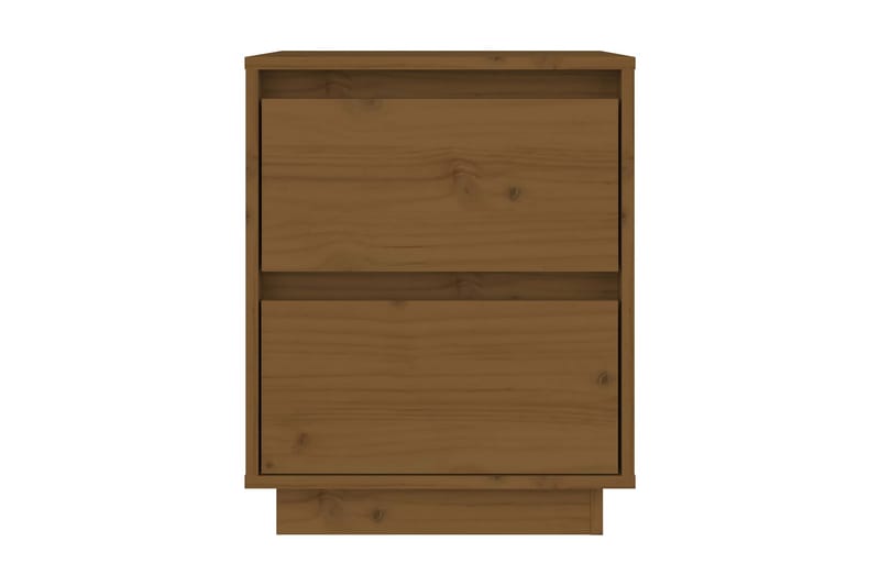 Sängbord 2 st honungsbrun 40x35x50 cm massiv furu - Brun - Möbler - Bord & matgrupper - Avlastningsbord - Sängbord & nattduksbord