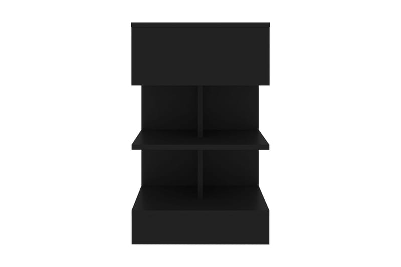 Sängbord 2 st svart 40x35x65 cm - Svart - Möbler - Bord & matgrupper - Avlastningsbord - Sängbord & nattduksbord