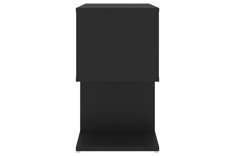 Sängbord 2 st svart 50x30x51,5 cm spånskiva - Svart - Möbler - Bord & matgrupper - Avlastningsbord - Sängbord & nattduksbord