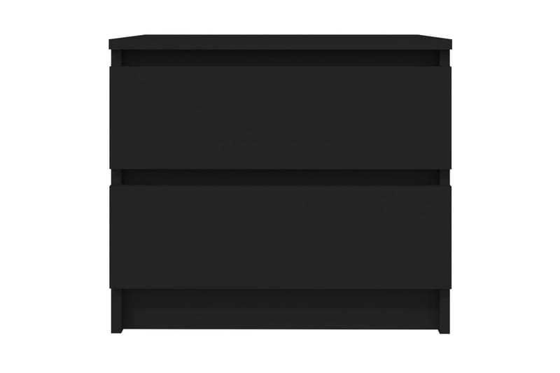 Sängbord 2 st svart 50x39x43,5 cm spånskiva - Svart - Möbler - Bord & matgrupper - Avlastningsbord - Sängbord & nattduksbord