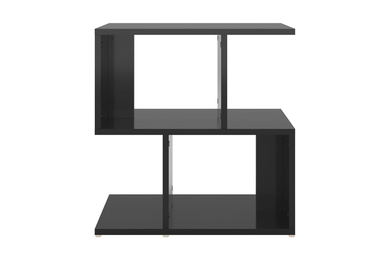 Sängbord 2 st svart högglans 50x30x51,5 cm spånskiva - Svart - Möbler - Bord & matgrupper - Avlastningsbord - Sängbord & nattduksbord