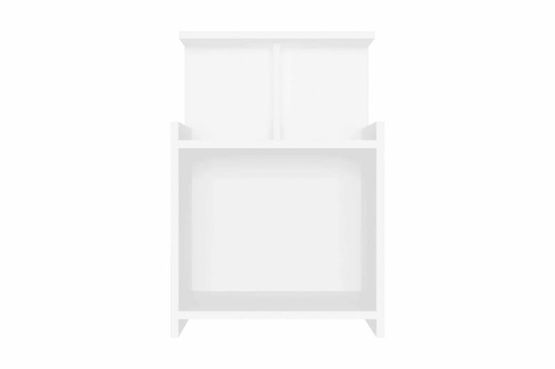 Sängbord 2 st vit 40x35x60 cm spånskiva - Vit - Möbler - Bord & matgrupper - Avlastningsbord - Sängbord & nattduksbord
