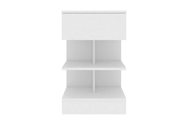 Sängbord 2 st vit 40x35x65 cm spånskiva - Vit - Möbler - Bord & matgrupper - Avlastningsbord & sidobord - Sängbord & nattduksbord