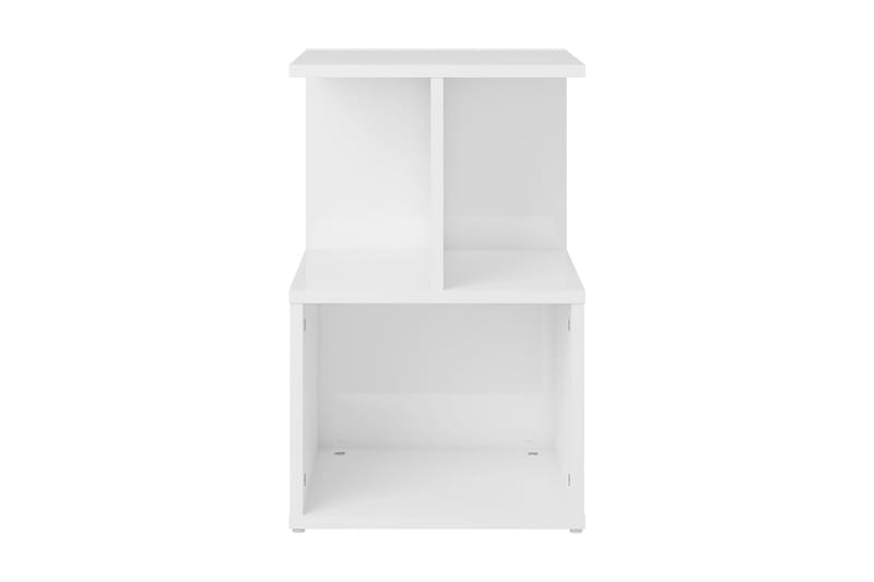Sängbord 2 st vit högglans 35x35x55 cm spånskiva - Vit - Möbler - Bord & matgrupper - Avlastningsbord & sidobord - Sängbord & nattduksbord