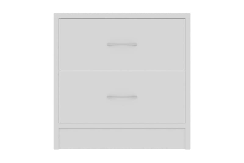 Sängbord 2 st vit högglans 40x30x40 cm spånskiva - Vit - Möbler - Bord & matgrupper - Avlastningsbord - Sängbord & nattduksbord