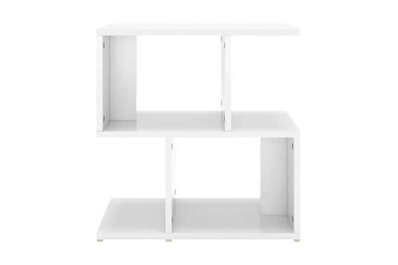 Sängbord 2 st vit högglans 50x30x51,5 cm spånskiva - Vit - Möbler - Bord & matgrupper - Avlastningsbord - Sängbord & nattduksbord