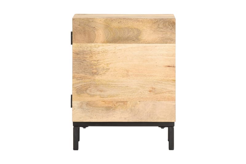Sängbord 40x30x51 cm massivt mangoträ - Brun - Möbler - Bord & matgrupper - Avlastningsbord - Sängbord & nattduksbord