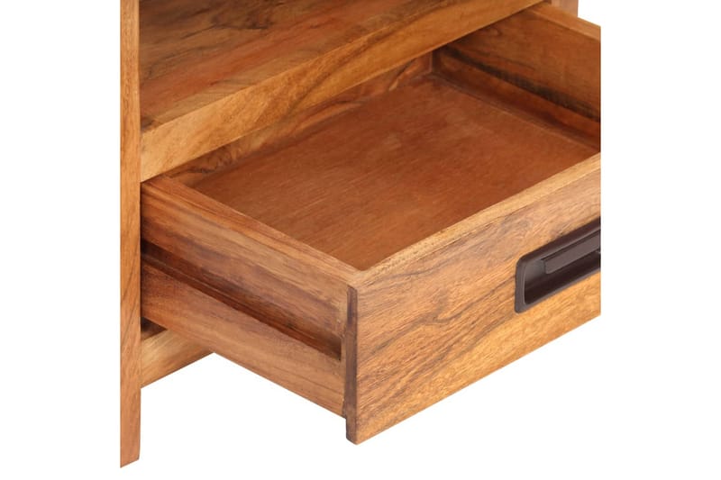 Sängbord 40x30x60 cm massivt akaciaträ sheshamfinish - Brun - Möbler - Bord & matgrupper - Avlastningsbord - Sängbord & nattduksbord