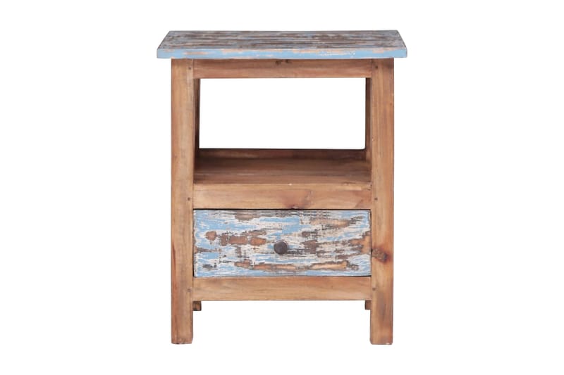 Sängbord 41x30x50 cm massivt återvunnet trä - Brun - Möbler - Bord & matgrupper - Avlastningsbord - Sängbord & nattduksbord