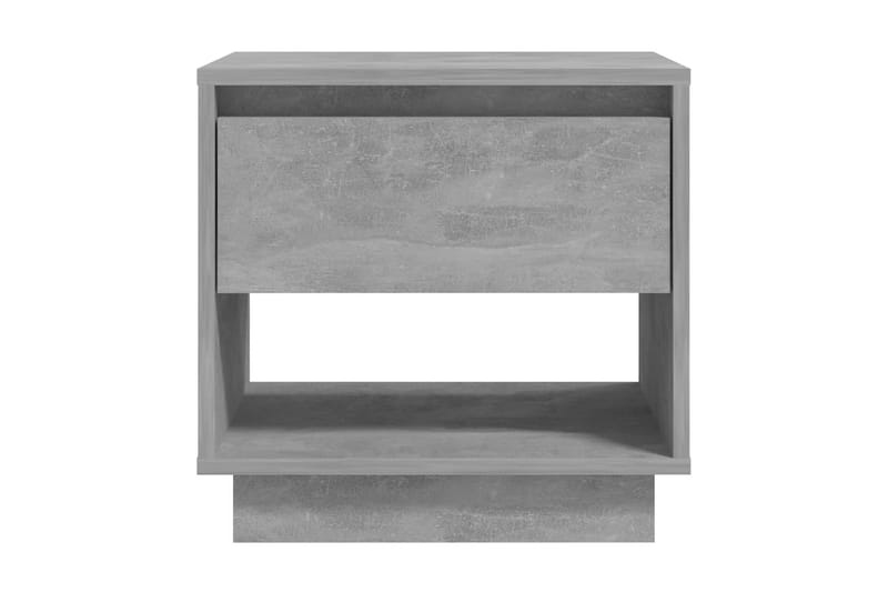Sängbord betonggrå 2 st 45x34x44 cm spånskiva - Grå - Möbler - Bord & matgrupper - Avlastningsbord - Sängbord & nattduksbord