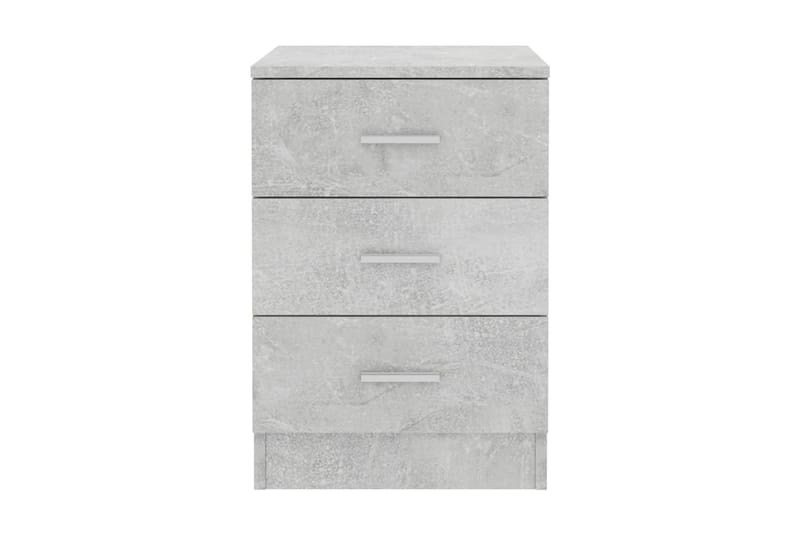 Sängbord betonggrå 38x35x56 cm spånskiva - Grå - Möbler - Bord & matgrupper - Avlastningsbord - Sängbord & nattduksbord