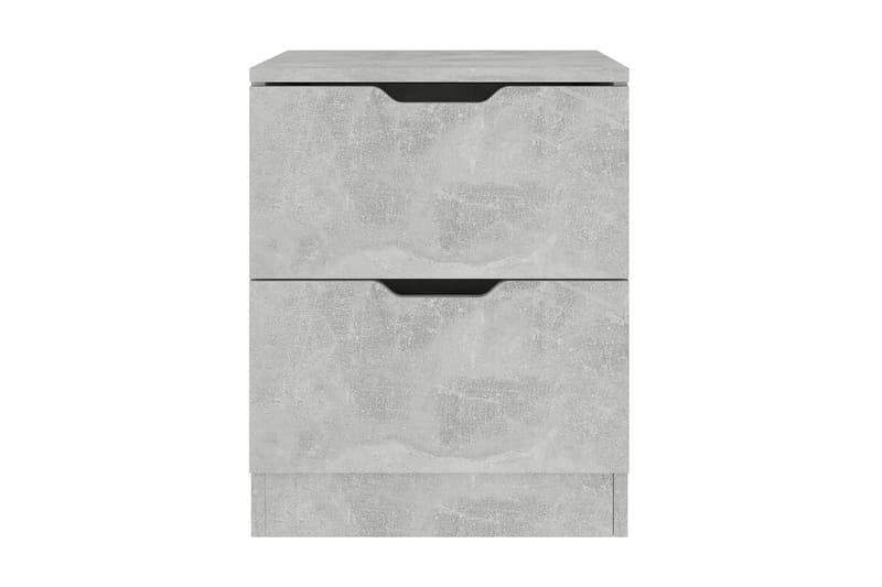 Sängbord betonggrå 40x40x50 cm spånskiva - Grå - Möbler - Bord & matgrupper - Avlastningsbord - Sängbord & nattduksbord