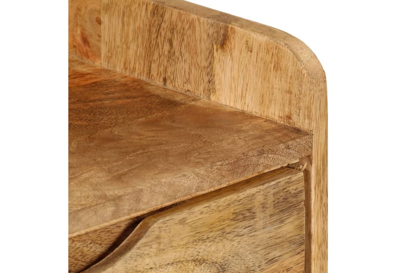 Sängbord i massivt mangoträ 40x30x59,5 cm - Brun - Möbler - Bord & matgrupper - Avlastningsbord - Sängbord & nattduksbord