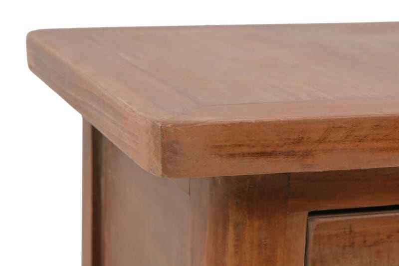 Sängbord massivt granträ 40x29x68 cm brun - Brun - Möbler - Bord & matgrupper - Avlastningsbord - Sängbord & nattduksbord