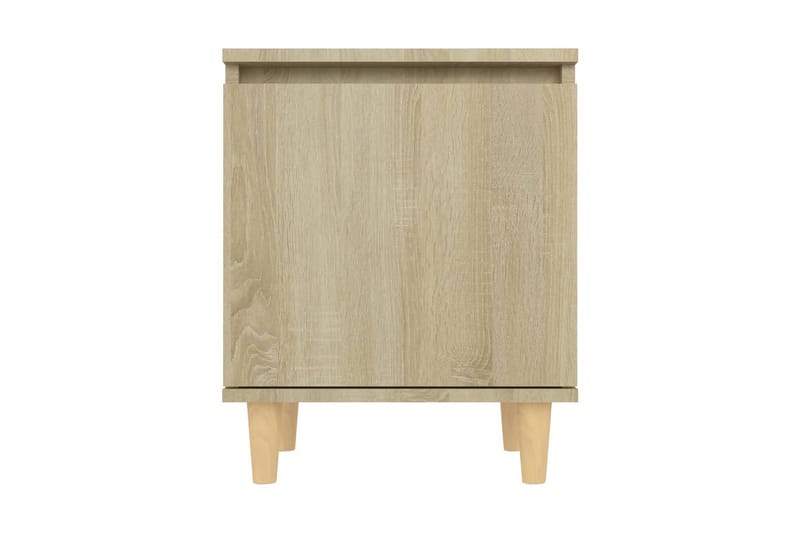 Sängbord med ben i massivt trä 2 st sonoma-ek 40x30x50 cm - Brun - Textil - Mattor - Utomhusmattor - Dörrmatta & entrématta