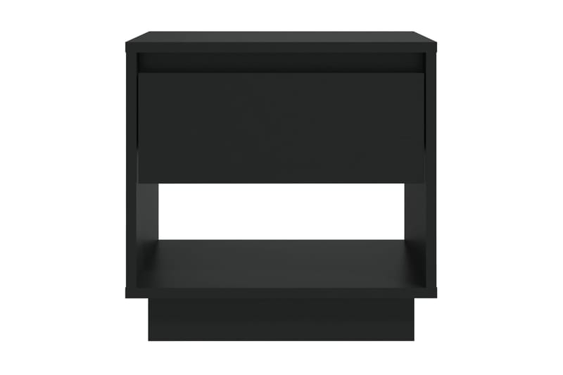 Sängbord svart 2 st 45x34x44 cm spånskiva - Svart - Möbler - Bord & matgrupper - Avlastningsbord - Sängbord & nattduksbord