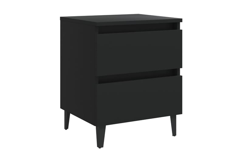Sängbord svart 40x35x50 cm spånskiva - Svart - Möbler - Bord & matgrupper - Avlastningsbord - Sängbord & nattduksbord