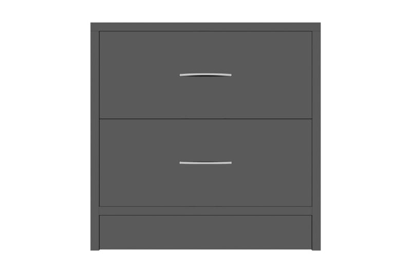 Sängbord svart högglans 40x30x40 cm spånskiva - Svart - Möbler - Stolar & fåtöljer - Pall & puff