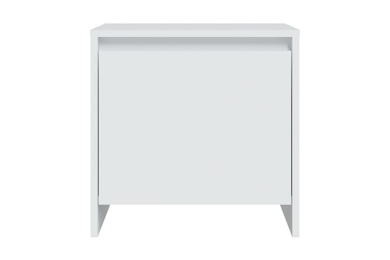 Sängbord vit 45x34x44,5 cm spånskiva - Vit - Möbler - Bord & matgrupper - Avlastningsbord - Sängbord & nattduksbord