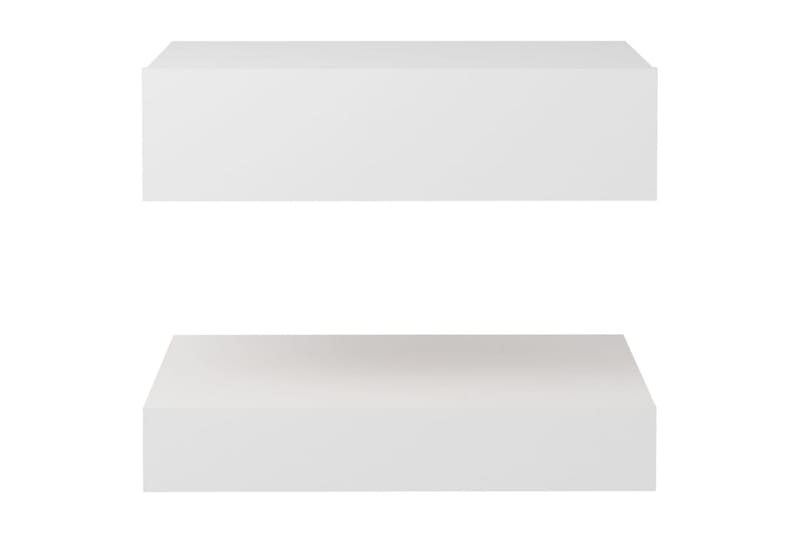 Sängbord vit 60x35 cm spånskiva - Vit - Möbler - Bord & matgrupper - Avlastningsbord - Sängbord & nattduksbord
