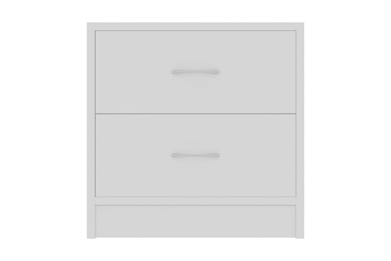 Sängbord vit högglans 40x30x40 cm spånskiva - Vit - Möbler - Bord & matgrupper - Avlastningsbord & sidobord - Sängbord & nattduksbord