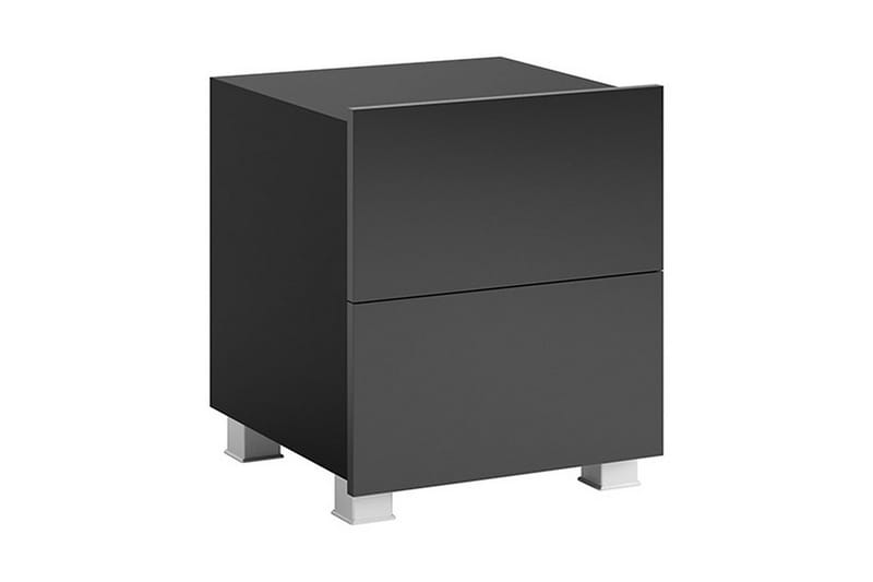 Tessan Sängbord 40 cm med Förvaring - Svart - Möbler - Bord & matgrupper - Avlastningsbord - Sängbord & nattduksbord