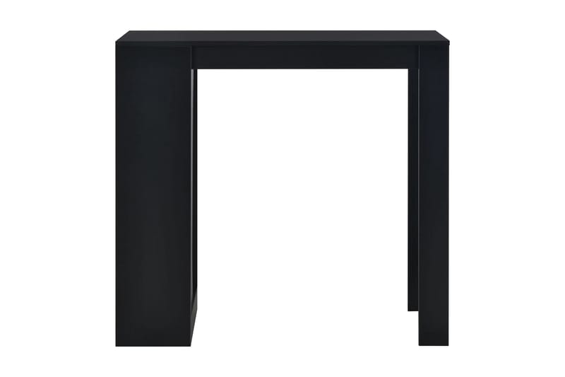 Barbord med hylla svart 110x50x103 cm - Svart - Möbler - Bord & matgrupper - Barbord & ståbord