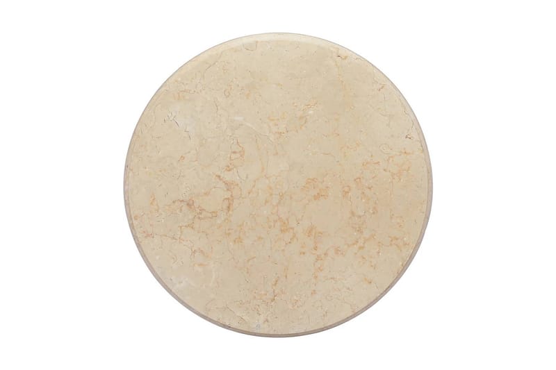 Bordsskiva gräddvit Ã˜50x2,5 cm marmor - Vit - Möbler - Bord & matgrupper - Bordstillbehör - Bordsskiva