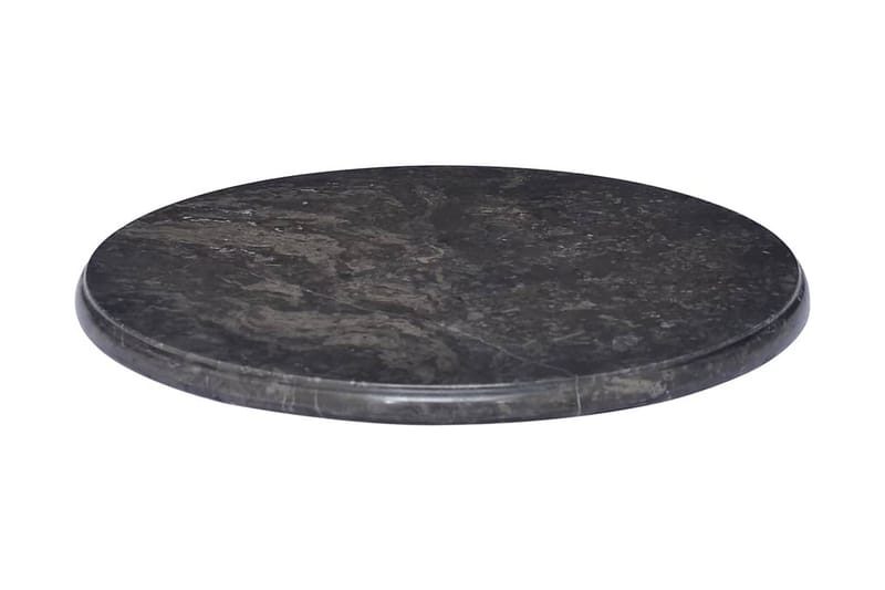 Bordsskiva svart Ã˜50x2,5 cm marmor - Svart - Möbler - Bord & matgrupper - Bordstillbehör - Bordsskiva