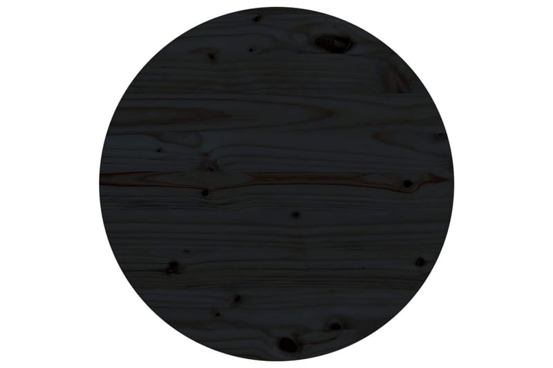 Bordsskiva svart 60x2,5 cm massiv furu - Svart - Möbler - Bord & matgrupper - Bordstillbehör - Bordsskiva