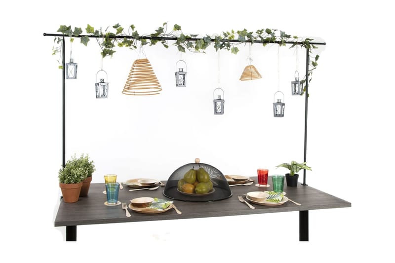 Esschert Design Dekorativ bordsstång med klämma svart - Möbler - Bord & matgrupper - Bordstillbehör
