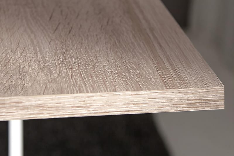 Carlini Matbord 67 cm - Ek/Vit - Möbler - Bord & matgrupper - Klaffbord & Hopfällbart bord