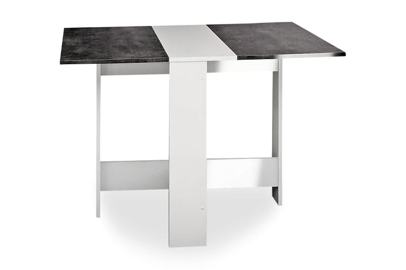 Carlini Matbord 67 cm - Grå/Vit - Möbler - Bord & matgrupper - Klaffbord & Hopfällbart bord