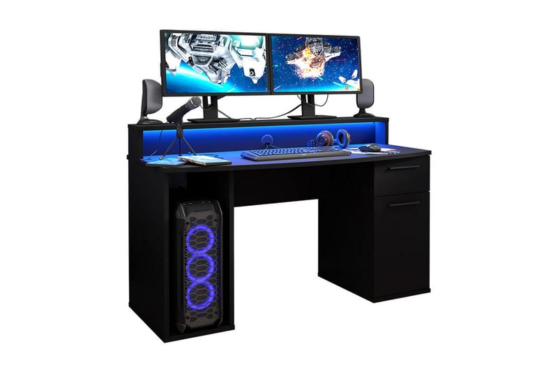 Ayora Gamingbord 140 cm - Svart - Möbler - Möbelset - Möbelset för kontor