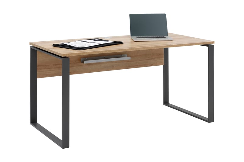 Dellfeld Hörnskrivbord 150 cm - Brun/Antracit - Möbler - Bord & matgrupper - Kontorsbord - Skrivbord - Hörnskrivbord