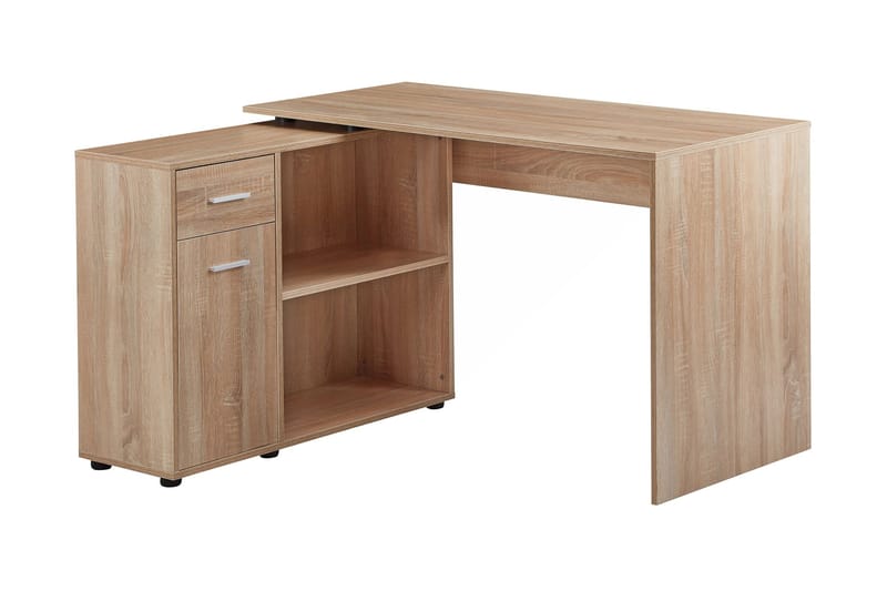 Gulshan Hörnskrivbord 120 cm - Brun/Natur - Möbler - Bord & matgrupper - Kontorsbord - Skrivbord - Hörnskrivbord