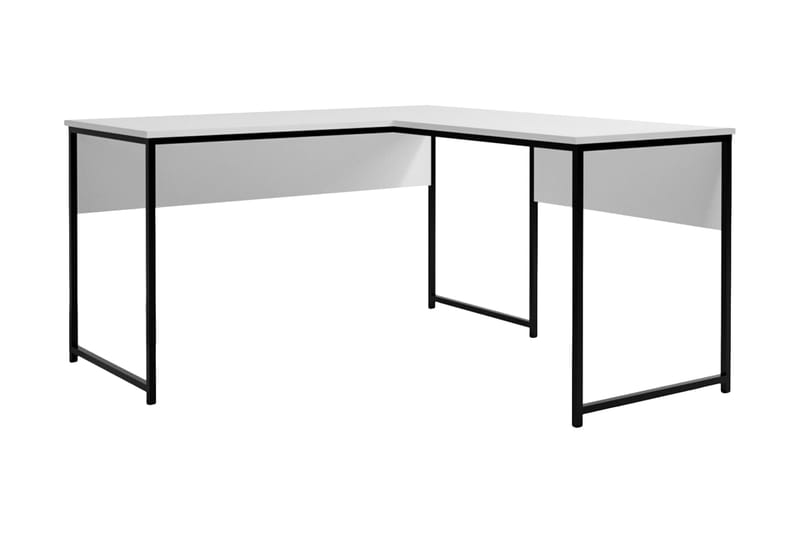 Sarisu Hörnskrivbord 160 cm - Vit/Svart - Möbler - Bord & matgrupper - Kontorsbord - Skrivbord - Hörnskrivbord