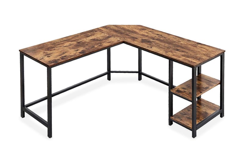 VASAGLE Datorbord - Brun - Möbler - Bord & matgrupper - Kontorsbord - Skrivbord - Hörnskrivbord
