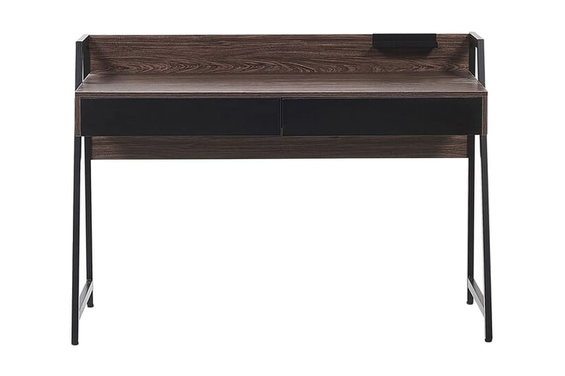 Adalrich Skrivbord 120 cm med Förvaring - Mörk Natur - Möbler - Bord & matgrupper - Kontorsbord - Skrivbord