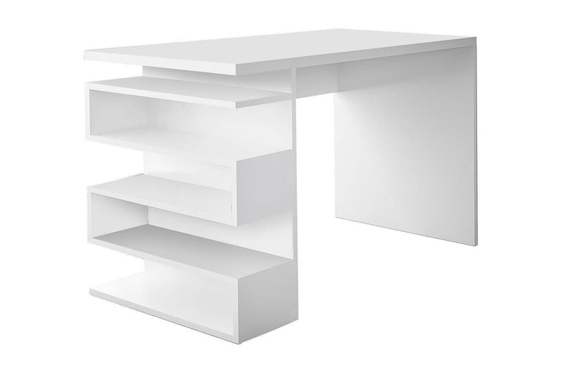 Asillane Skrivbord 120 cm med Sidoförvaring - Vit - Möbler - Bord & matgrupper - Kontorsbord - Skrivbord