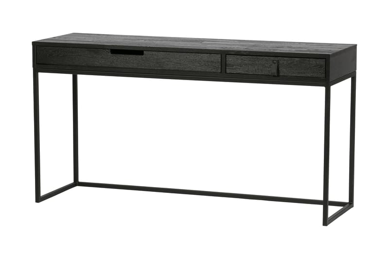 Atila Skrivbord 140 cm med Förvaring Lådor - Ek/Svart - Möbler - Bord & matgrupper - Kontorsbord - Skrivbord