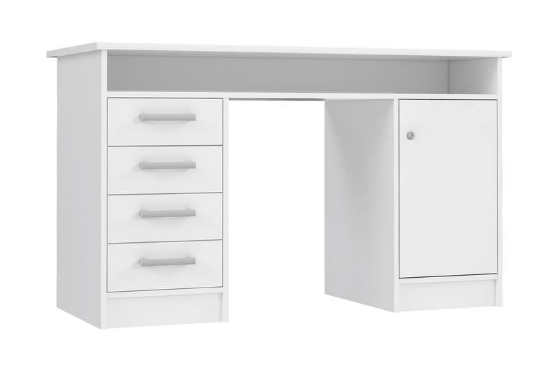 Baacwood Skrivbord 126 cm - Vit - Möbler - Bord & matgrupper - Kontorsbord - Skrivbord - Hörnskrivbord