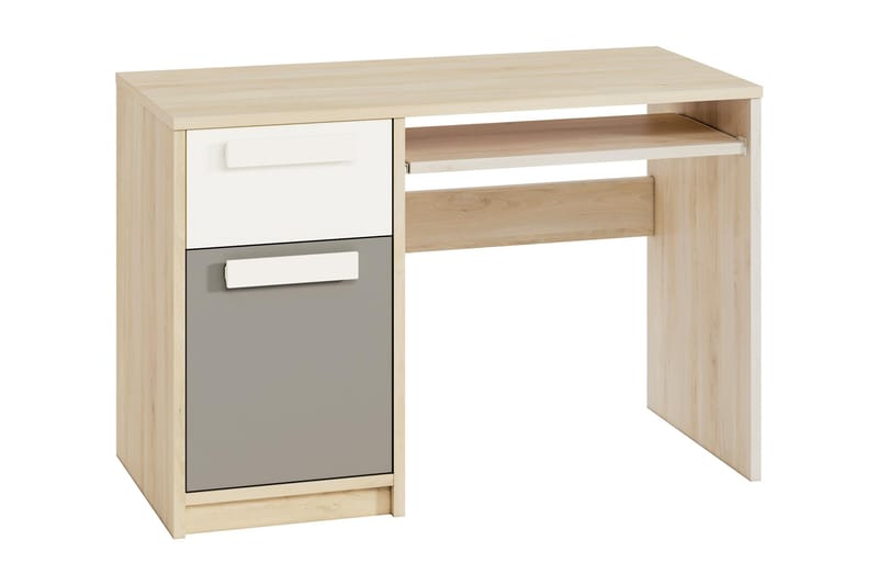 Ballistic Skrivbord 79 cm - Grå/Vit/Natur - Möbler - Bord & matgrupper - Kontorsbord - Skrivbord