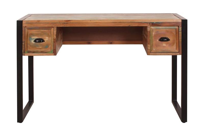 Baskavodo Skrivbord 120 cm med Förvaring 2 Lådor - Flerfärgad/Röd/Svart - Möbler - Bord & matgrupper - Kontorsbord - Skrivbord