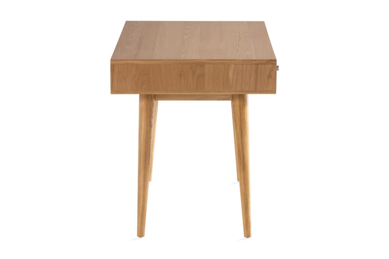 Beagan Skrivbord 110 cm med Förvaring Låda Massiv Ek - Brun - Möbler - Bord & matgrupper - Kontorsbord - Skrivbord
