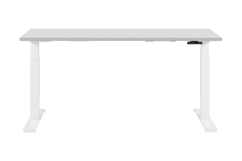 Belluton Skrivbord 160 cm Elektriskt Justerbart - Grå - Möbler - Bord & matgrupper - Kontorsbord - Skrivbord - Höj och sänkbart skrivbord